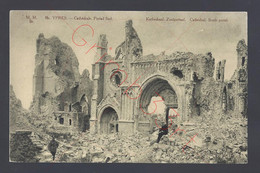 Ypres - Cathédrale - Portail Sud - Postkaart - Ieper