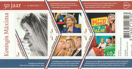Nederland, 2021, Queen Maxima 50 Years, Souvenir Sheet, MNH, Mi BL190, Yt F3942 - Unused Stamps