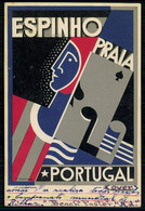 ESPINHO -PUBLICIDADE - Espinho Praia( Ed. C.Coutinho/ Lit.Lusitana) Carte Postale - Aveiro