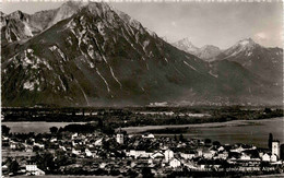 Villeneuve - Vue Generale Et Les Alpes (4104) * 18. 8. 1956 - Villeneuve