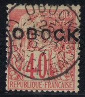 OBOCK - N°18 - OBLITERATION CENTRALE OBOCK DU 25 FEVRIER 1894 - COTE 80€. - Usati