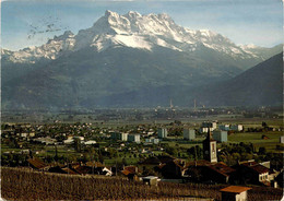 Aigle, Yvorne Et Les Dents Du Midi (9695) * 6. 4. 1981 - Yvorne