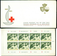 Belgie 1963 Boekje Eeuwfeest Rode Kruis Voorrang Nederlands OPB 1267B MNH - Markenheftchen 1953-....