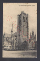 Ypres - Eglise Saint Martin - Postkaart - Ieper