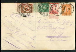 Belgique - Affranchissement Du Havre En 1915 Sur Carte Postale ( Gouvernement En Exil ) - Réf J 2 - Sonstige & Ohne Zuordnung