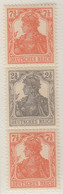 DR S 14 B, Postfrisch *, Germania, 1916/17 - Se-Tenant