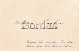 Italy - Imola - Adriano Marabini - Architetto - Visiting Card - Imola