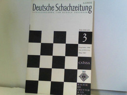 Deutsche Schachzeitung Caissa 116. Jahrgang 1967 - Sports