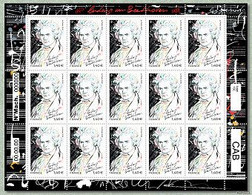 5436 BEETHOVEN PLANCHE ENTIERE - Unused Stamps