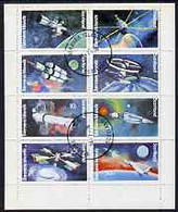 Bernera 1978 Spacecraft Complete Perf Set Of 8 Values (1p To 30p) Fine Cto Used - Local Issues