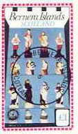 Bernera 1979 Chess Pieces (75th Anniversary Of Rotary) Imperf Souvenir Sheet (�1 Value) Cto Used - Local Issues