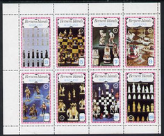 Bernera 1979 Chess Pieces (75th Anniversary Of Rotary) Perf Set Of 8 Values (3p To 28p) MNH - Local Issues