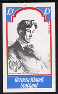 Bernera 1979 Int Year Of The Child - Writers (W B Yeats) Imperf Souvenir Sheet (�1 Value) MNH - Local Issues