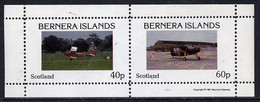 Bernera 1981 Aircraft #01 Perf  Set Of 2 Values (40p & 60p) MNH - Local Issues