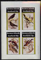Bernera 1981 Birds #35 Imperf Set Of 4 Values MNH - Local Issues