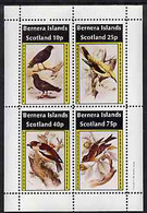 Bernera 1981 Birds #35 Perf Set Of 4 Values MNH - Local Issues