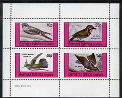 Bernera 1981 Birds #36 Perf Set Of 4 Values MNH - Local Issues
