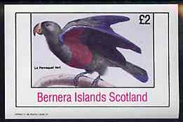 Bernera 1981 Birds #37 Imperf Deluxe Sheet (�2 Value) MNH - Local Issues