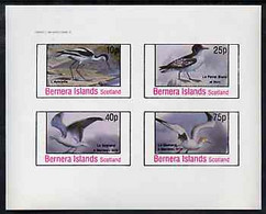 Bernera 1981 Birds #37 Imperf Set Of 4 Values MNH - Local Issues