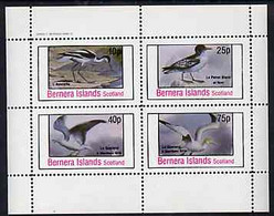 Bernera 1981 Birds #37 Perf Set Of 4 Values MNH - Local Issues