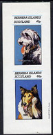 Bernera 1981 Dogs (Irish Wolfhound & Collie) Imperf  Set Of 2 Values (40p & 60p) MNH - Local Issues