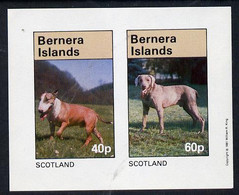 Bernera 1981 Dogs Imperf  Set Of 2 Values (40p & 60p) MNH - Local Issues