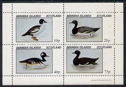 Bernera 1981 Ducks #1 Perf  Set Of 4 Values (10p To 75p) MNH - Local Issues