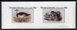 Bernera 1981 Ducks #3 Imperf  Set Of 2 Values (40p & 60p) MNH - Local Issues