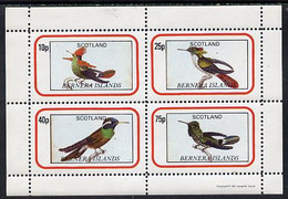 Bernera 1981 Exotic Birds Perf  Set 4 Values (10p To 75p) MNH - Local Issues