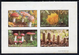 Bernera 1981 Fungi Imperf Set Of 4 Values (10p To 75p) MNH - Local Issues