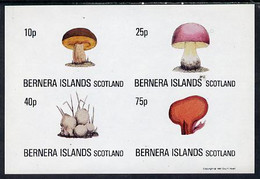 Bernera 1981 Fungi Imperf Set Of 4 Values Complete (10p To 75p) MNH - Local Issues