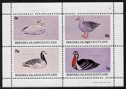 Bernera 1981 Geese Perf  Set Of 4 Values (10p To 75p) MNH - Local Issues