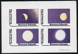 Bernera 1981 Planets (Mercury, Mars, Jupiter & Venus) Imperf  Set Of 4 Values (10p To 75p) MNH - Local Issues