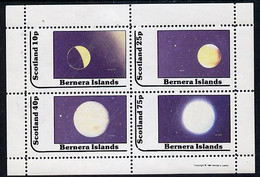Bernera 1981 Planets (Mercury, Mars, Jupiter & Venus) Perf  Set Of 4 Values (10p To 75p) MNH - Local Issues