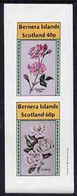 Bernera 1981 Roses (American Pillar & Iceberg) Imperf  Set Of 2 Values (40p & 60p) MNH - Local Issues