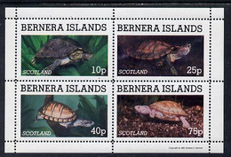 Bernera 1981 Turtles Perf Set Of 4 Values (10p To 75p) MNH - Local Issues
