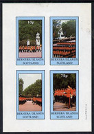 Bernera 1981 Uniforms (Guardsmen) Imperf  Set Of 4 Values (10p To 75p) MNH - Local Issues