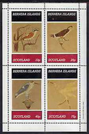 Bernera 1981 Wall Paintings Of Birds Perf Sheetlet Containing Set Of 4 Values MNH - Local Issues