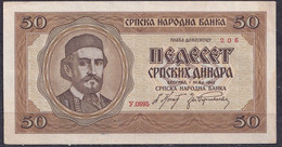 Serbia  -  1942-  50  Dinara -. P29...XF - Serbie