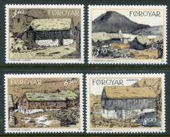 FAROE IS. 1992 Rural Architecture MNH / **.  Michel 239-42 - Isole Faroer