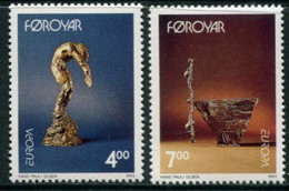 FAROE IS. 1993 Europa: Contemporary Art  MNH / **.  Michel 248-49 - Isole Faroer