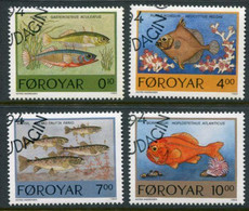 FAROE IS. 1994 Fish  Used.  Michel 256-59 - Faeroër