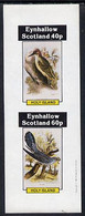 Eynhallow 1981 Birds #02 (Green Woodpecker & Cuckoo) Imperf  Set Of 2 Values (40p & 60p) MNH - Lokale Uitgaven