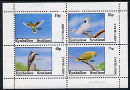 Eynhallow 1981 Birds #03 (Humming Bird, Cockatoo, Kookaburra & Parrot) Perf  Set Of 4 Values (10p To 75p) MNH - Lokale Uitgaven