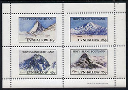 Eynhallow 1981 Mountains (Matterhorn, Ararat, Everest & Eiger) Perf  Set Of 4 Values (10p To 75p) MNH - Emissione Locali