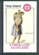 Eynhallow 1982 Costumes #01 (Quito Indian) Imperf Deluxe Sheet (�2 Value) MNH - Emissione Locali