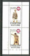 Eynhallow 1982 Costumes #02 (Chilean & Hottentot Archer) Perf Set Of 2 Values MNH - Emisiones Locales