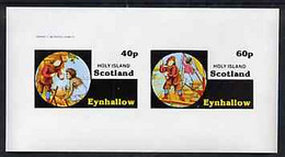 Eynhallow 1982 Fairy Tales (Robinson Crusoe) Imperf Set Of 2 Values MNH - Emisiones Locales