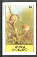 Grunay 1982 Mammals (Dormouse) Imperf Deluxe Sheet (�2 Value) MNH - Emisiones Locales