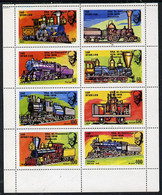 Iso - Sweden 1976 Locomotives (USA Bicentenary) Perf  Set Of 8 Values (20 To 400) MNH - Emissioni Locali